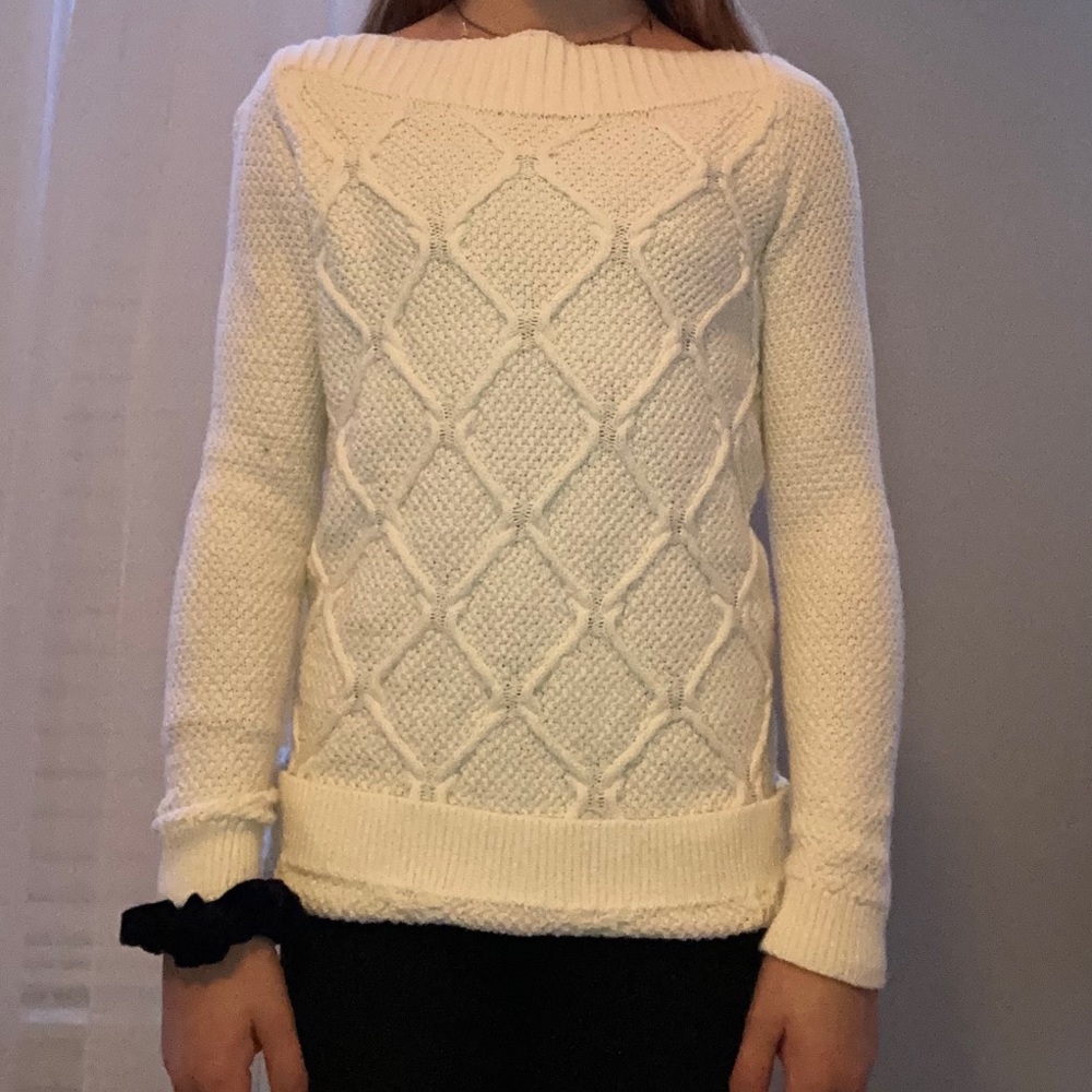 Ann Taylor LOFT - cream sweater